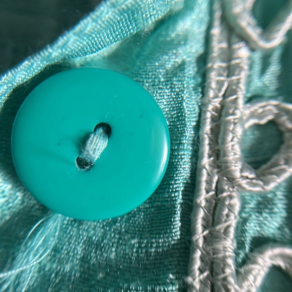 Sandy Starkman Vintage Raw Silk Embroidered Beaded Jacket - Picture 13 of 16